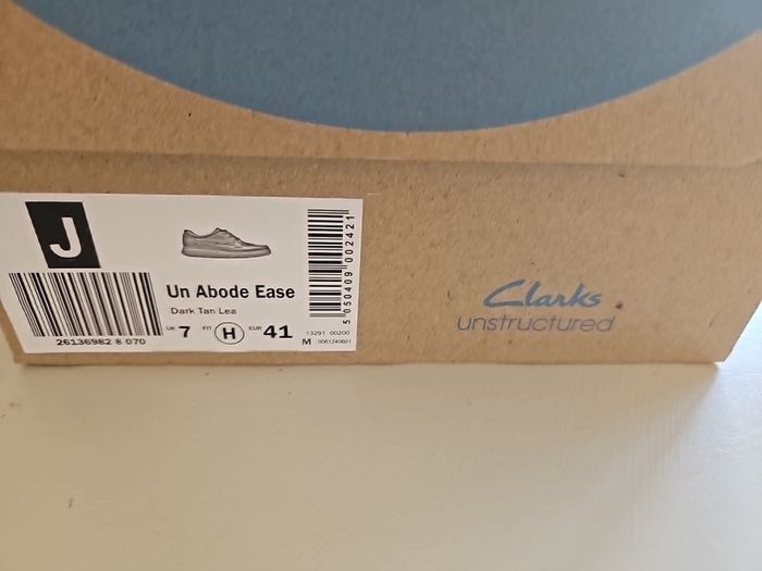 Mens Brown leather Clarks Shoes