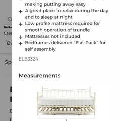 Metal Day Bed With Trundle
