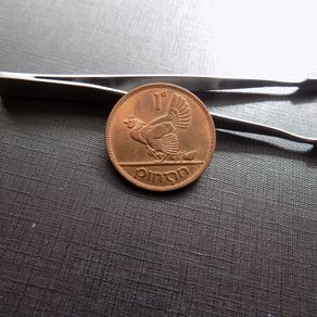Irish Penny 1952.Good Lustre.Hen and Chicks.A / UNC.