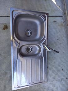 sink and tap with waste