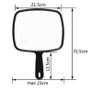 Professional Salon Barbers Hairdressers Handheld Paddle Mirror with Handle Image 3