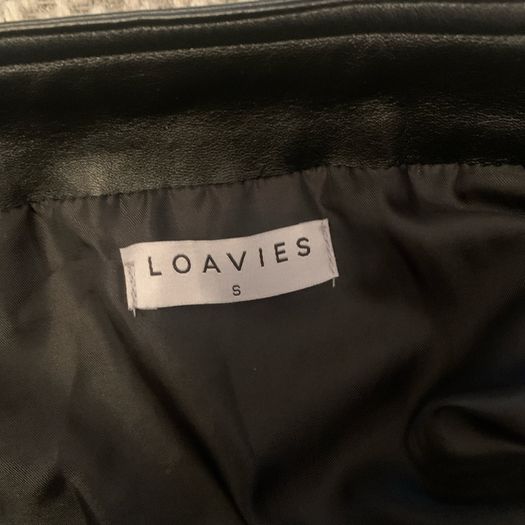 Loavies faux leather skirt. Size S