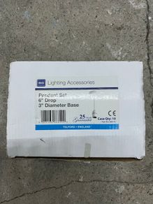British General 6" Pendant set