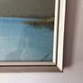 Vintage 1960s landscapes of ireland oil and handwoven tweeds picture K.C.Colohan framed Image 6