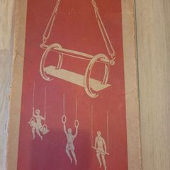 antique unique,  gymnastic trapeze set