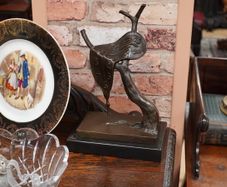 Melting Clock Bronze Sculpture