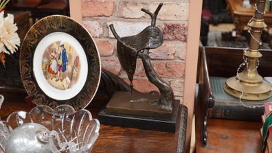 Melting Clock Bronze Sculpture