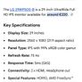 29 inch 21:9 UltraWide Full HD IPS Monitor with AMD FreeSync Image 2