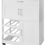 Kitchen Storage Cabinet on Wheels, Stainless Steel or Wooden Top Image 4