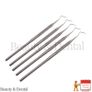 5x Periodontal Hygienists Scalers Probe 9 Dental Probes Top Quality New CE Image 2