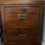 Set of Two, Two-Drawer Bedside Lockers Image 3