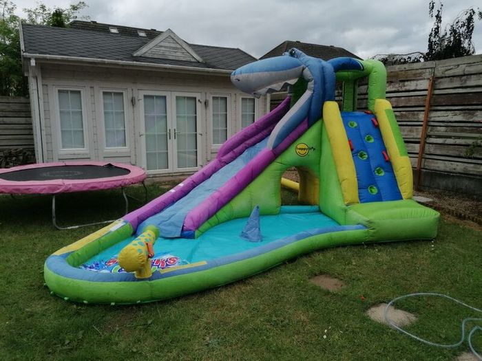 inflatable water slide