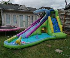 inflatable water slide