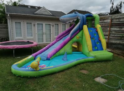 inflatable water slide