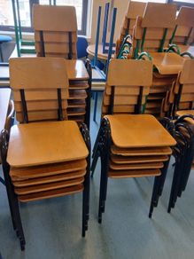 Adult size school stackable chairs