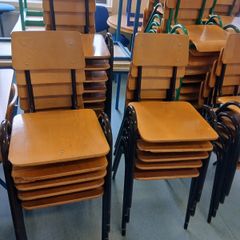 Adult size school stackable chairs