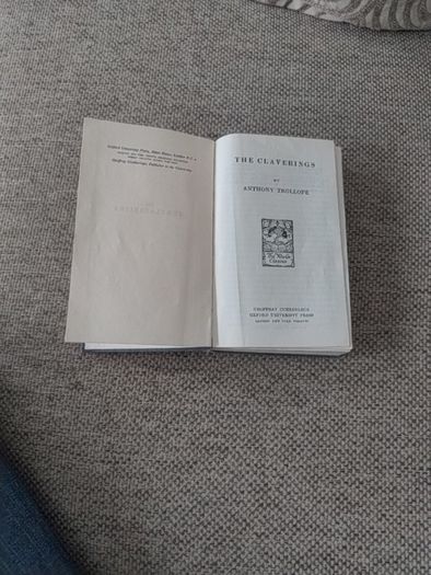 The Claverings by Anthony Trollope 1951 hardback in good used condition with all pages intact and some signs of wear FREE STANDARD POSTAGE INCLUDED