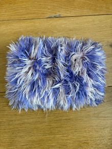 Hand knit snood scarf