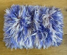 Hand knit snood scarf