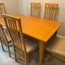 Dining table & 6 chairs Image 2
