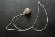 silver necklace