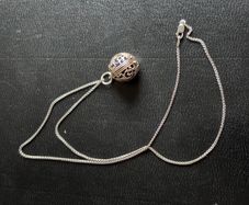 silver necklace