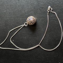 silver necklace