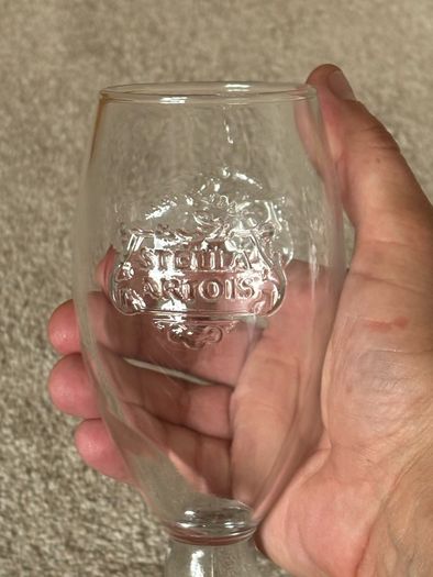 Vintage Stella Artois Half Pint Glass