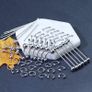 60Pcs Professional Piercing Kit 316L Stainless Steel Nose Ring Horseshoe Lip Tongue Eyebrow Rook Septum Tragus Cartilage Body Piercing Ear Navel Rings Barbells (FREE POSTAGE) Image 4