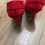 High heels size 6 red suede Image 3