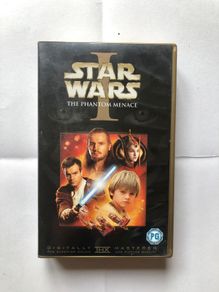 Star Wars The Phantom Menace VHS