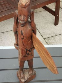 Vintage Handmade Wood carving