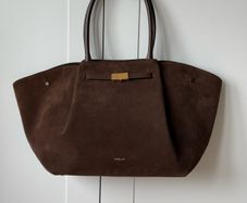 DeMellier New York Brown Mocha Suede Bag