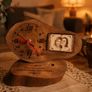 Handcrafted Personalised Wooden Clock  Unique Memory Gift Image 2