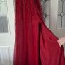 Debs Or Ty Ball Dress and beautiful mid heel silver shoes Image 4