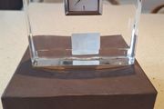 Waterford Crystal John Rocha Geo Small Clock