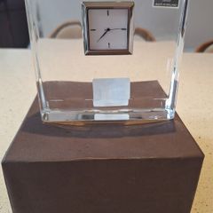Waterford Crystal John Rocha Geo Small Clock