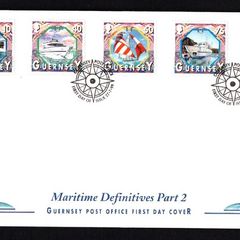 1999 Guernsey Maritime Heritage Definitive Stamps First Day Cover (FDC)