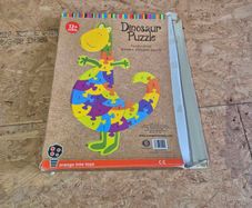 Dinosaur alphabet wooden puzzle