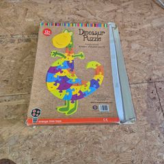 Dinosaur alphabet wooden puzzle