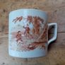 Antique Transferware Mug with Country Sports Scenes - Antique Mug - Antique Ceramic Mug - Countryware Image 4