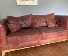 Leather sofa