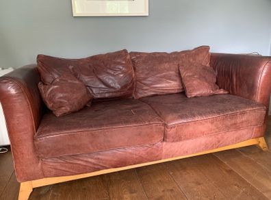 Leather sofa