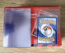 10x Single Ultra Pro Semi-Rigid 1/2" Lip Tall Card Savers Holders Sleeves Grading Submission Pokemon