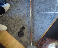 Adjustable barbell