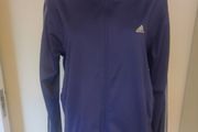 Adidas Climalite purple ladies zipped jumper size L UK16/18 Postage included