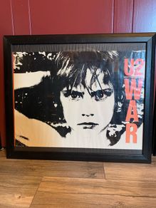 U2- War - Original Promo Poster- Framed