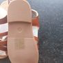 New girls tan sandals size 23 junior .Never worn . Image 2