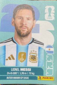 Messi panini sticker