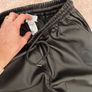 Faux leather trousers Next size 6 and t-shirt Image 2
